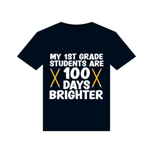 100 Days Of School T-Shirts Design cover image.