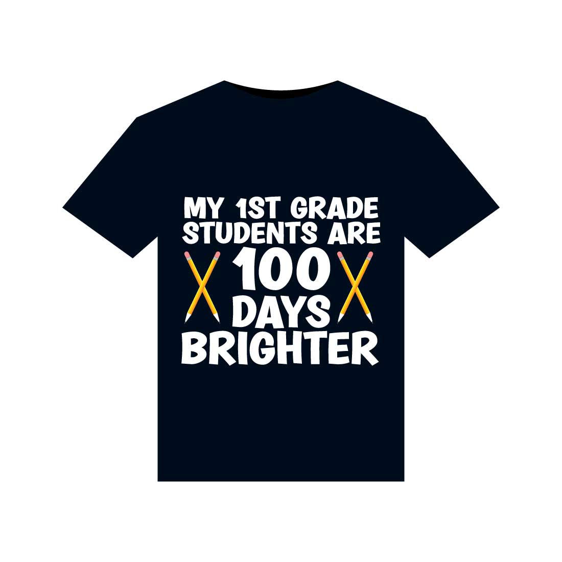 100 Days Of School T-Shirts Design cover image.