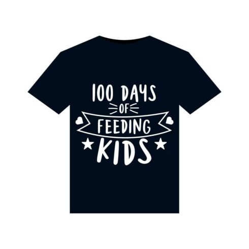 100 Days Of School T-Shirts Design cover image.