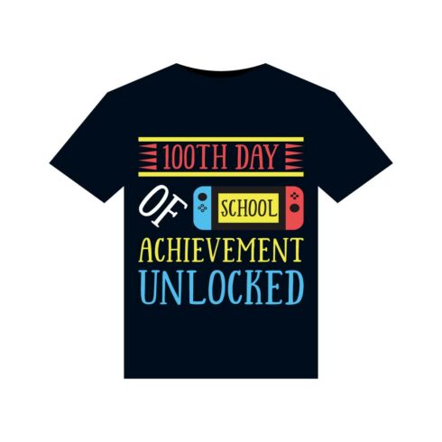 100 Days Of School T-Shirts Design cover image.