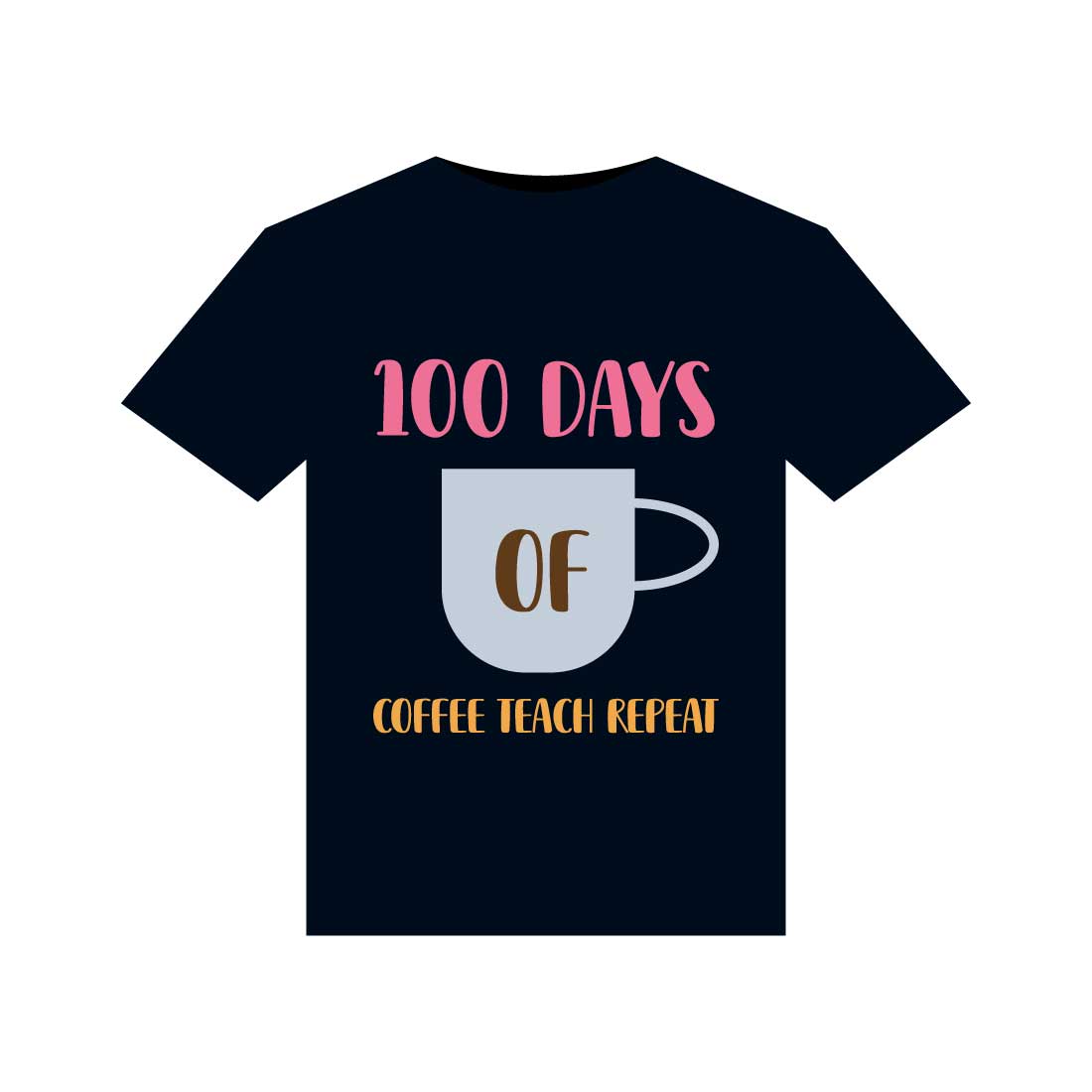 100 Days Of School T-Shirts Design cover image.