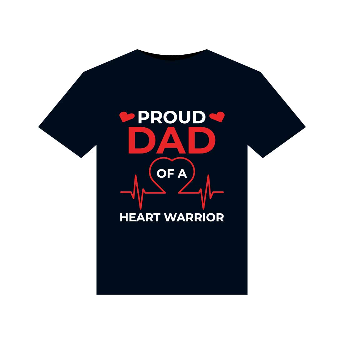 Heart Disease Warrior Illustrations For Print-Ready T-Shirts Design cover image.