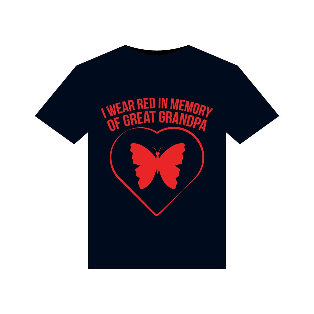 Heart Disease Warrior Illustrations For Print-Ready T-Shirts Design preview image.