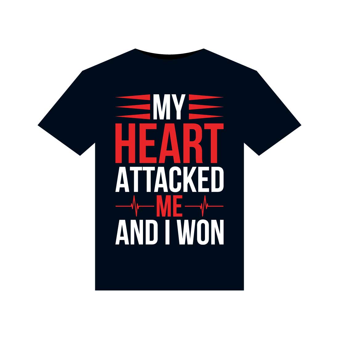 Heart Disease Warrior Illustrations For Print-Ready T-Shirts Design cover image.