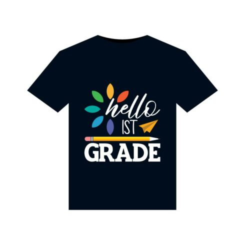 100 days of school T-Shirts design cover image.