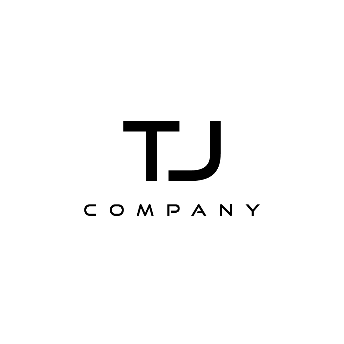 TJ letter mark logo with a modern look preview image.