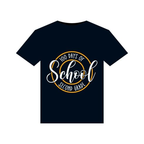 100 Days Of School T-Shirts Design cover image.