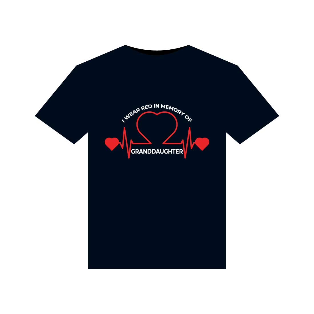 Heart Disease Warrior Illustrations For Print-Ready T-Shirts Design preview image.