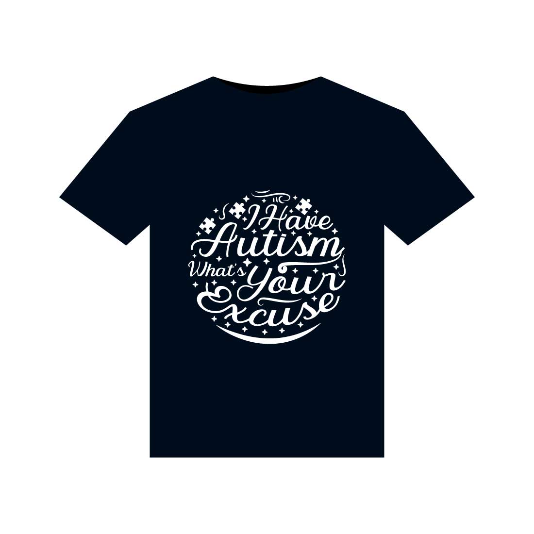 Autism awareness T-Shirts Design preview image.