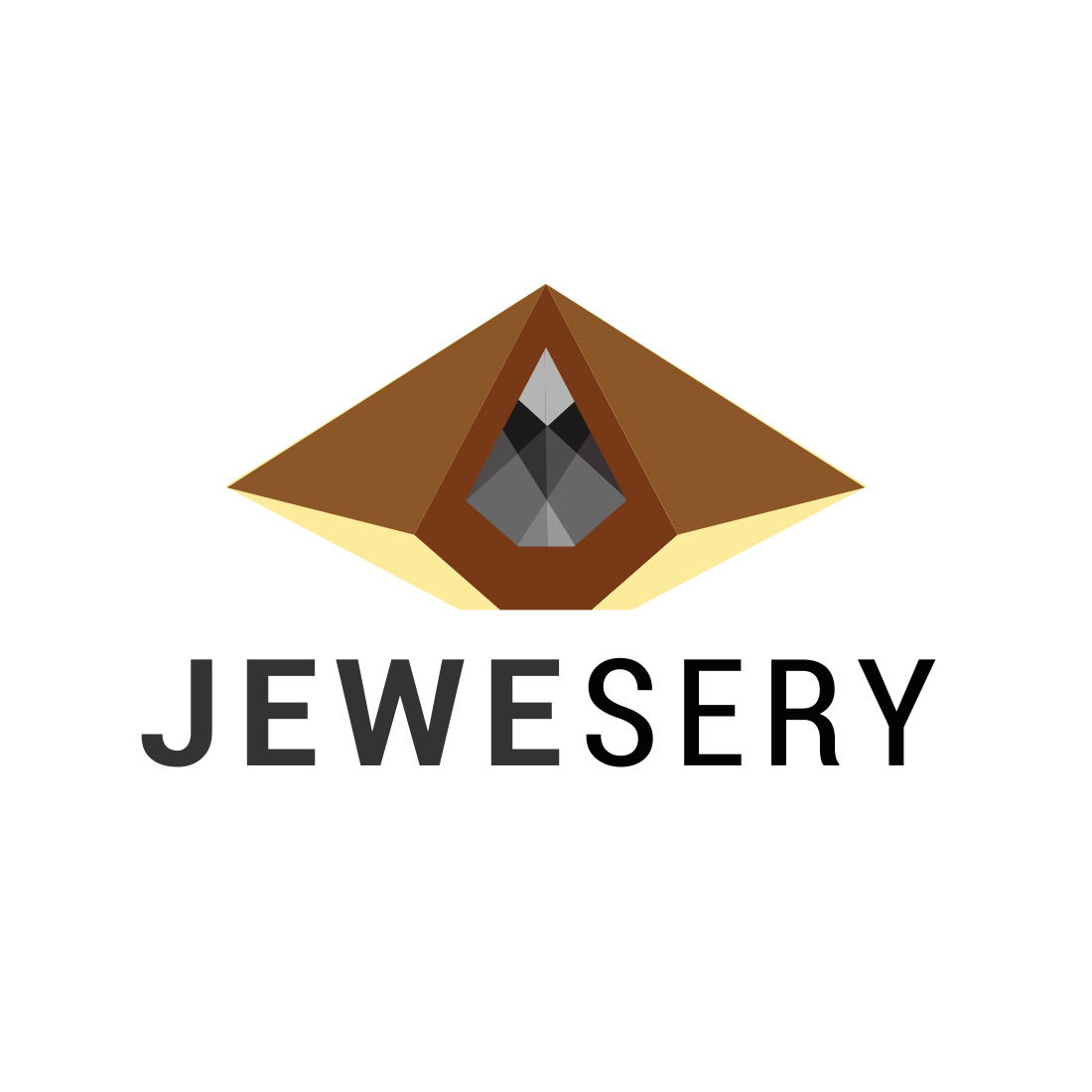 Jewelery shop logo design preview image.