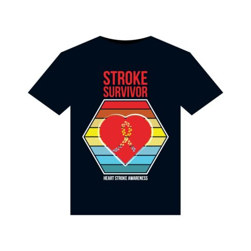 Heart Disease Warrior Illustrations For Print-Ready T-Shirts Design cover image.