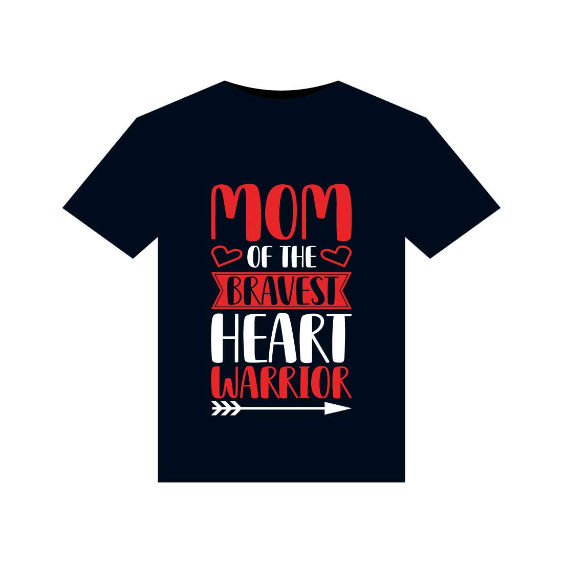 Heart Disease Warrior Illustrations For Print-Ready T-Shirts Design cover image.