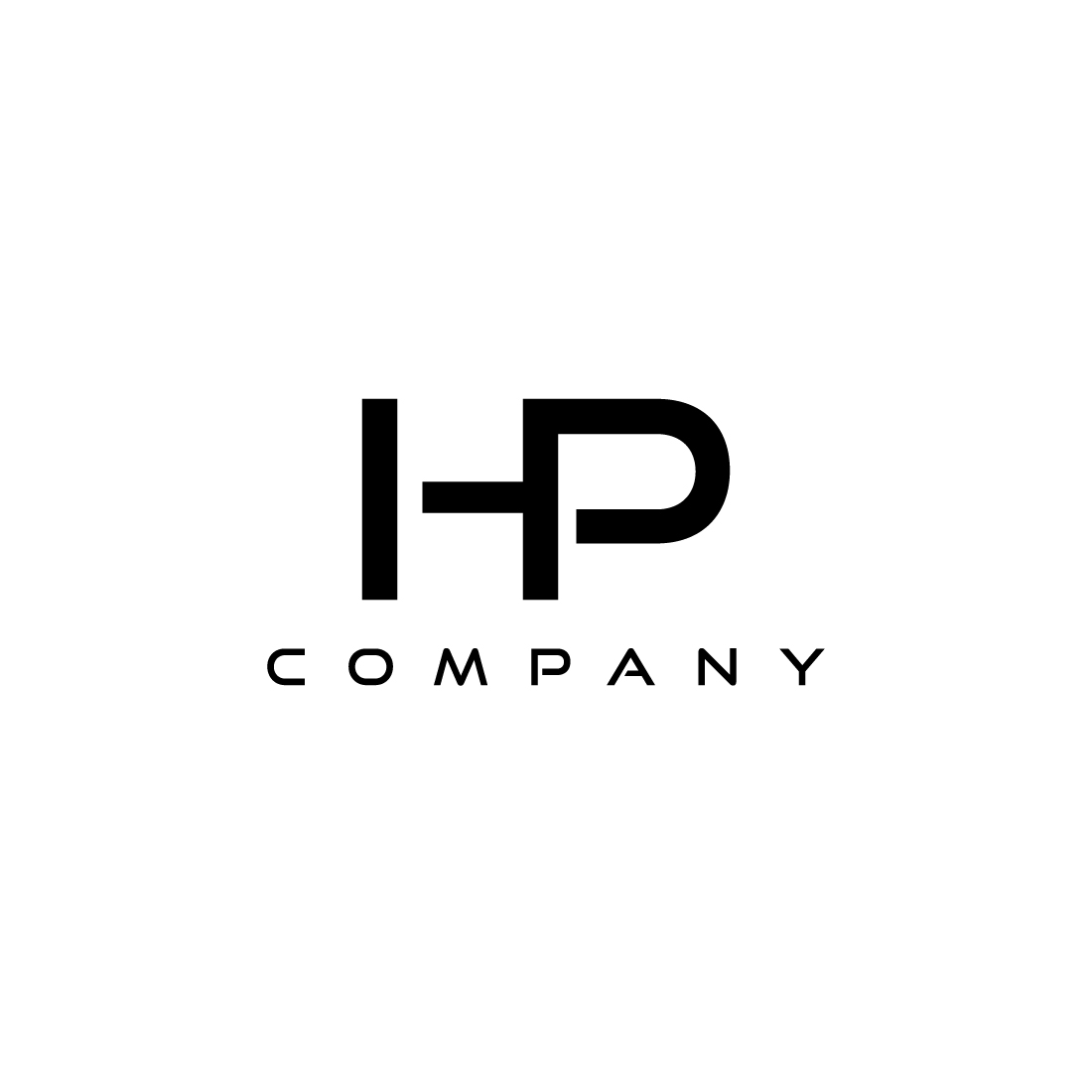 Abstract HP logo with a modern look preview image.