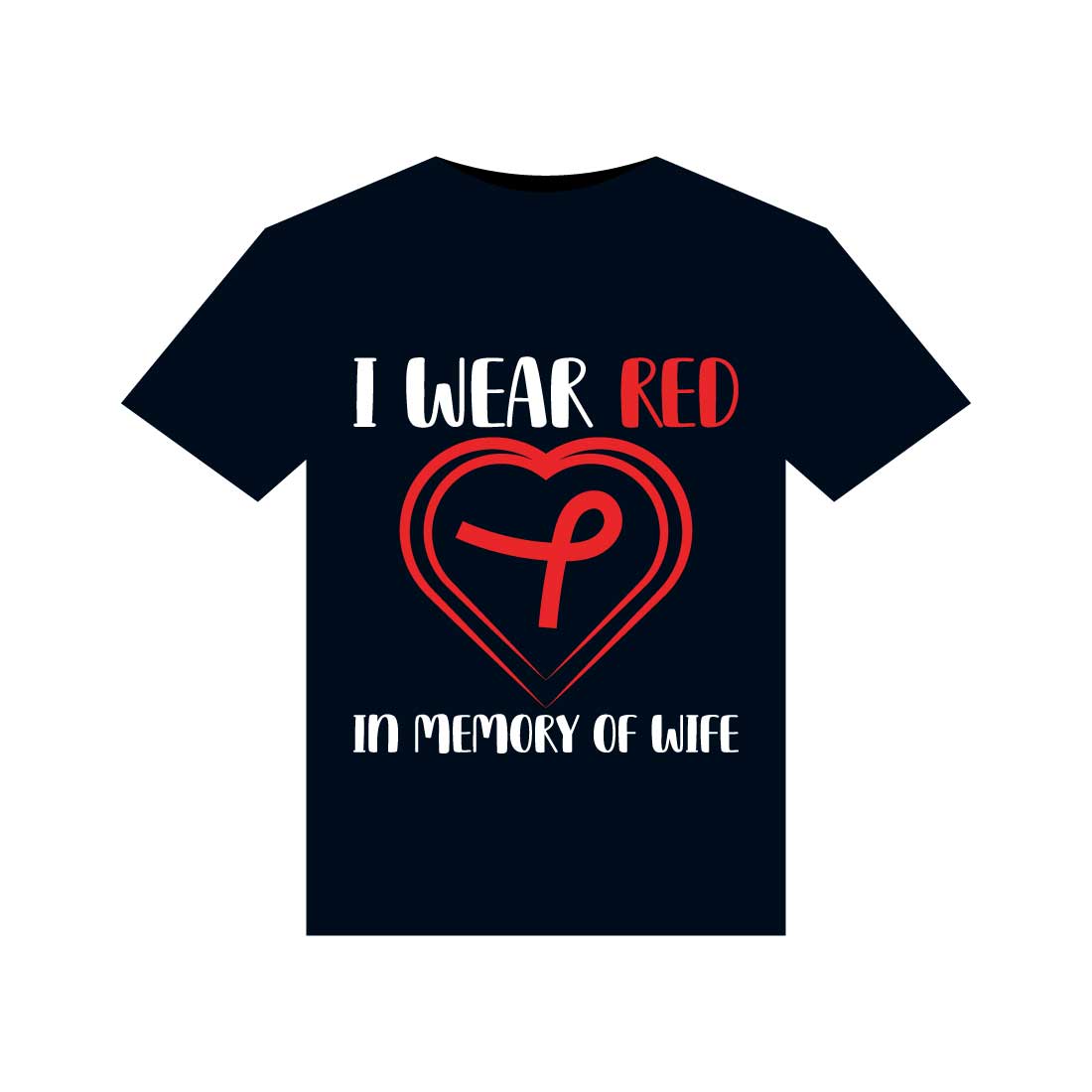 Heart Disease Warrior Illustrations For Print-Ready T-Shirts Design preview image.