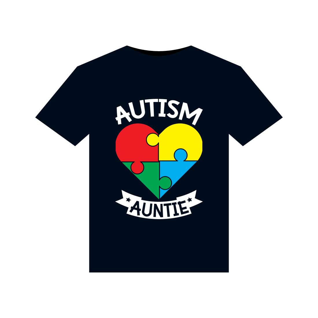 Autism awareness T-Shirts Design preview image.