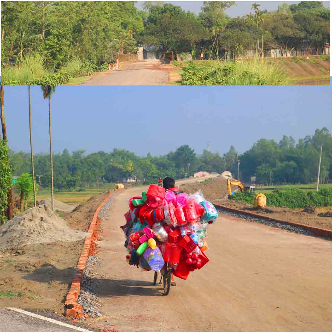 Ghar Tree village people & roads stock photos in Bangladesh cover image.