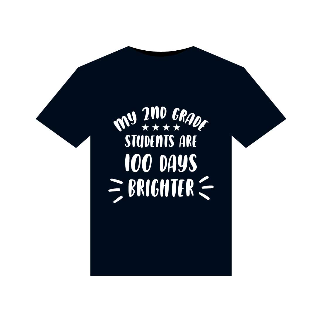 100 Days Of School T-Shirts Design cover image.