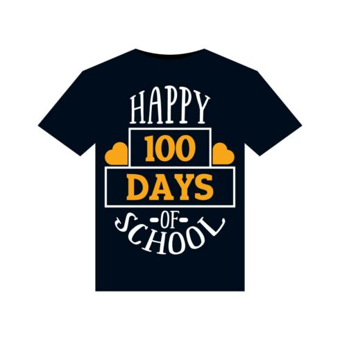 100 Days Of School T-Shirts Design cover image.