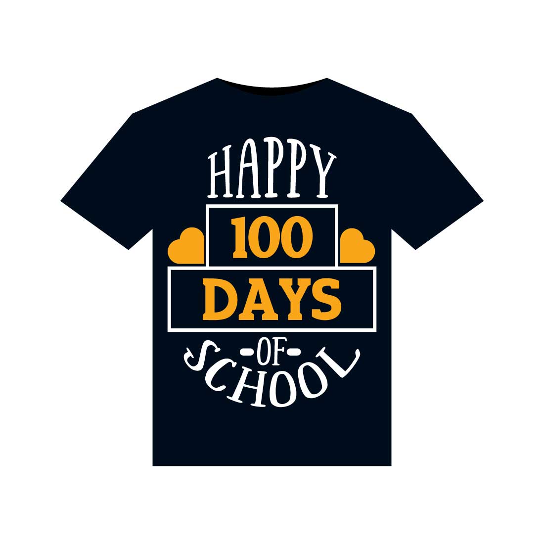 100 Days Of School T-Shirts Design cover image.