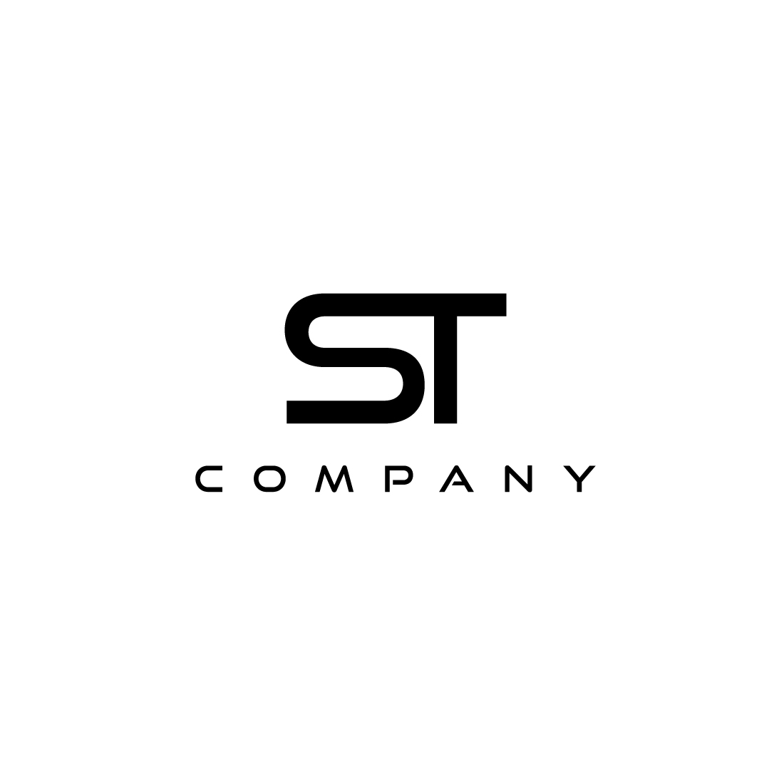 ST letter mark logo with a modern look cover image.