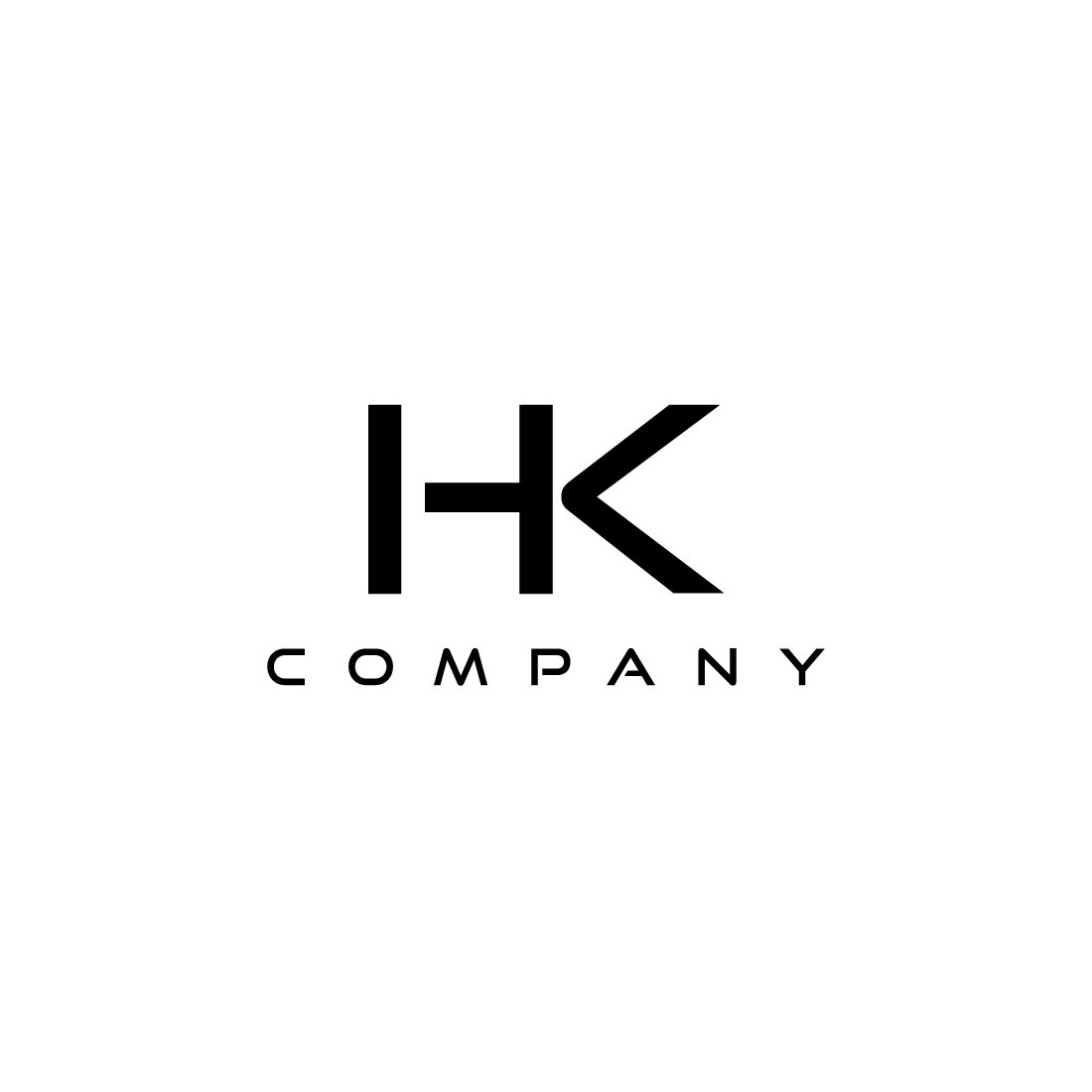 Abstract HK logo with a modern look preview image.