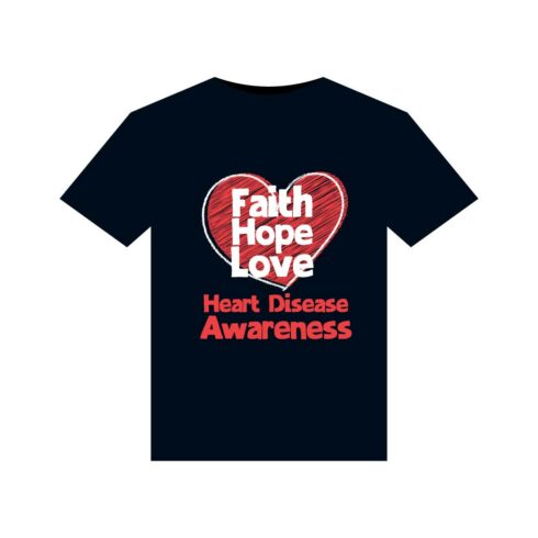 Heart Disease Warrior Illustrations For Print-Ready T-Shirts Design cover image.