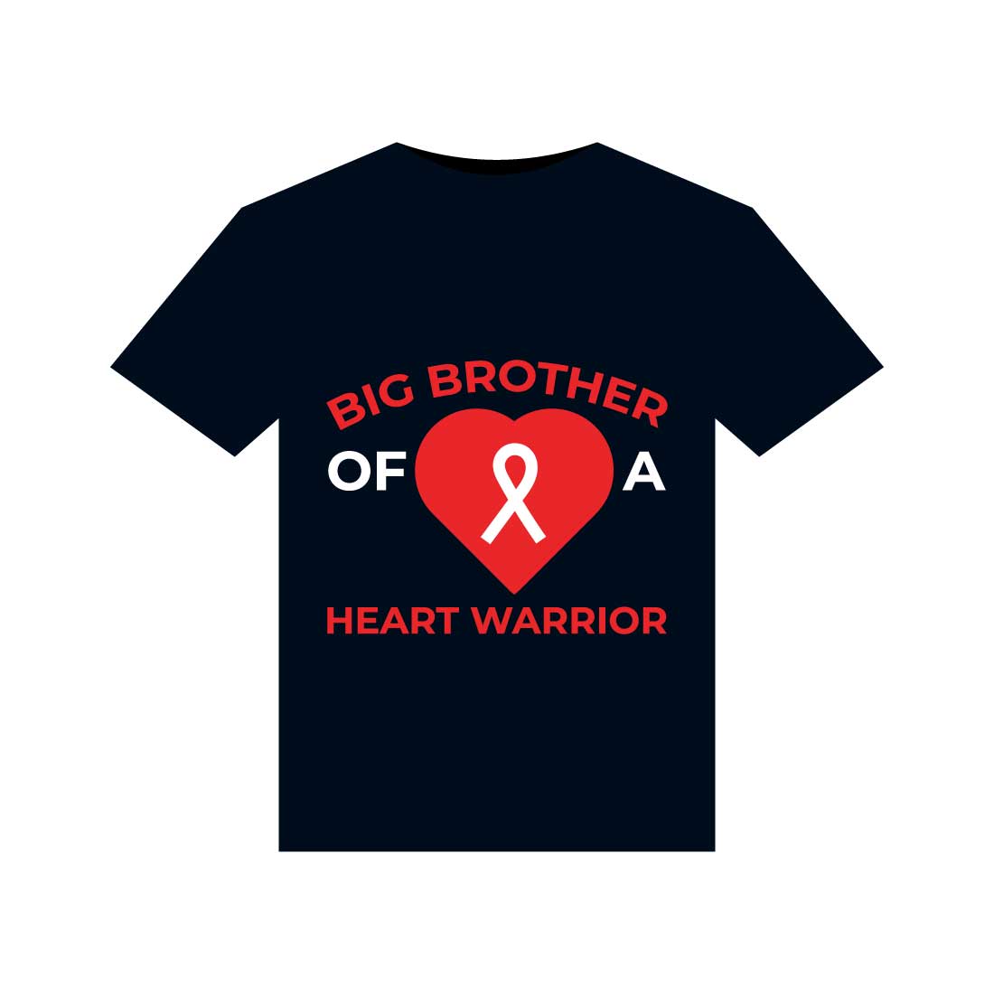 Heart Disease Warrior Illustrations For Print-Ready T-Shirts Design cover image.