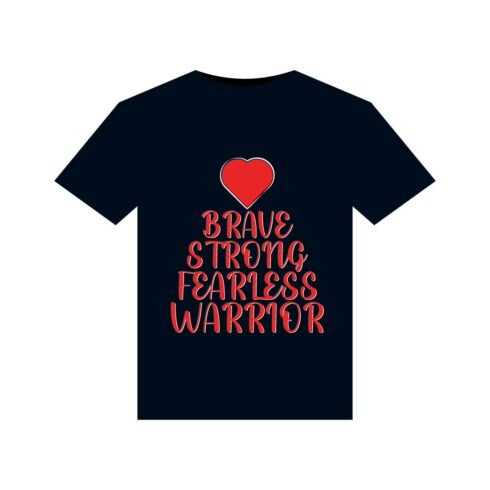 Heart Disease Warrior Illustrations For Print-Ready T-Shirts Design cover image.