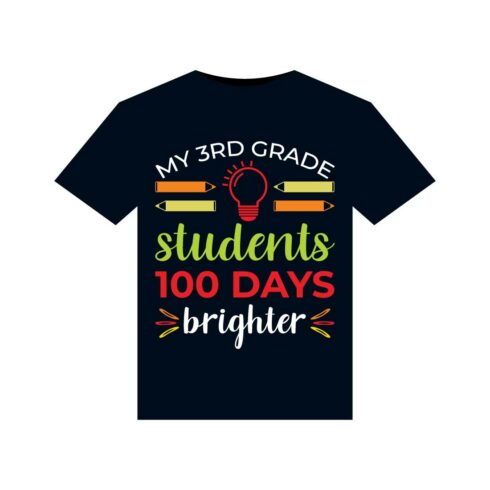 100 Days Of School T-Shirts Design cover image.