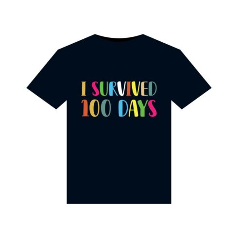 100 Days Of School T-Shirts Design cover image.