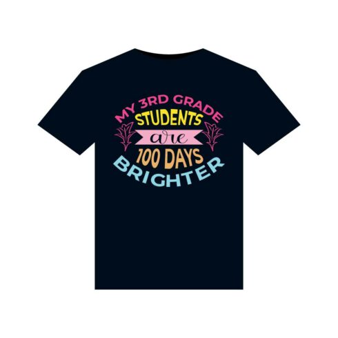 100 Days Of School T-Shirts Design cover image.