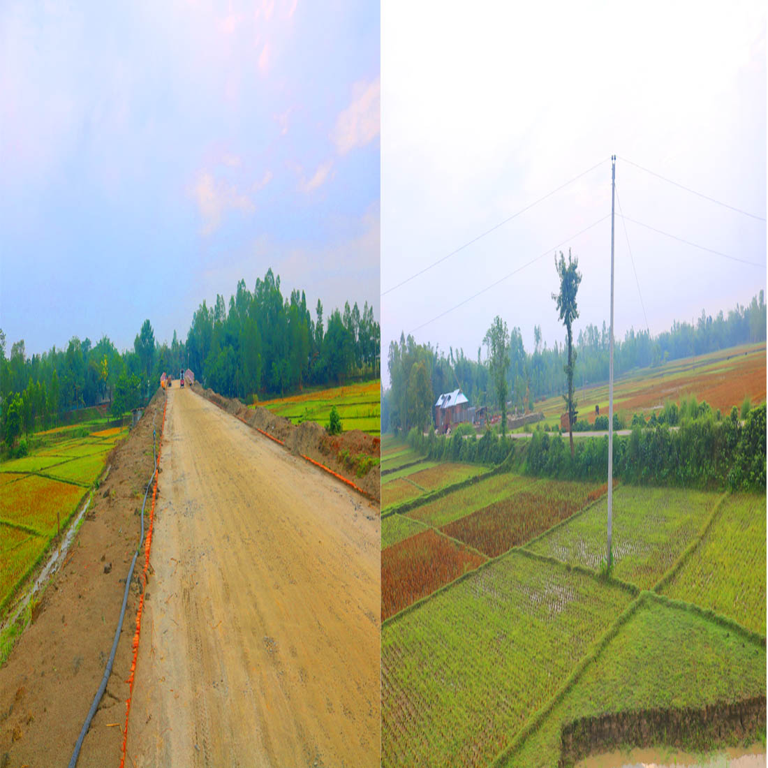 Ghar Tree village people & roads stock photos in Bangladesh cover image.