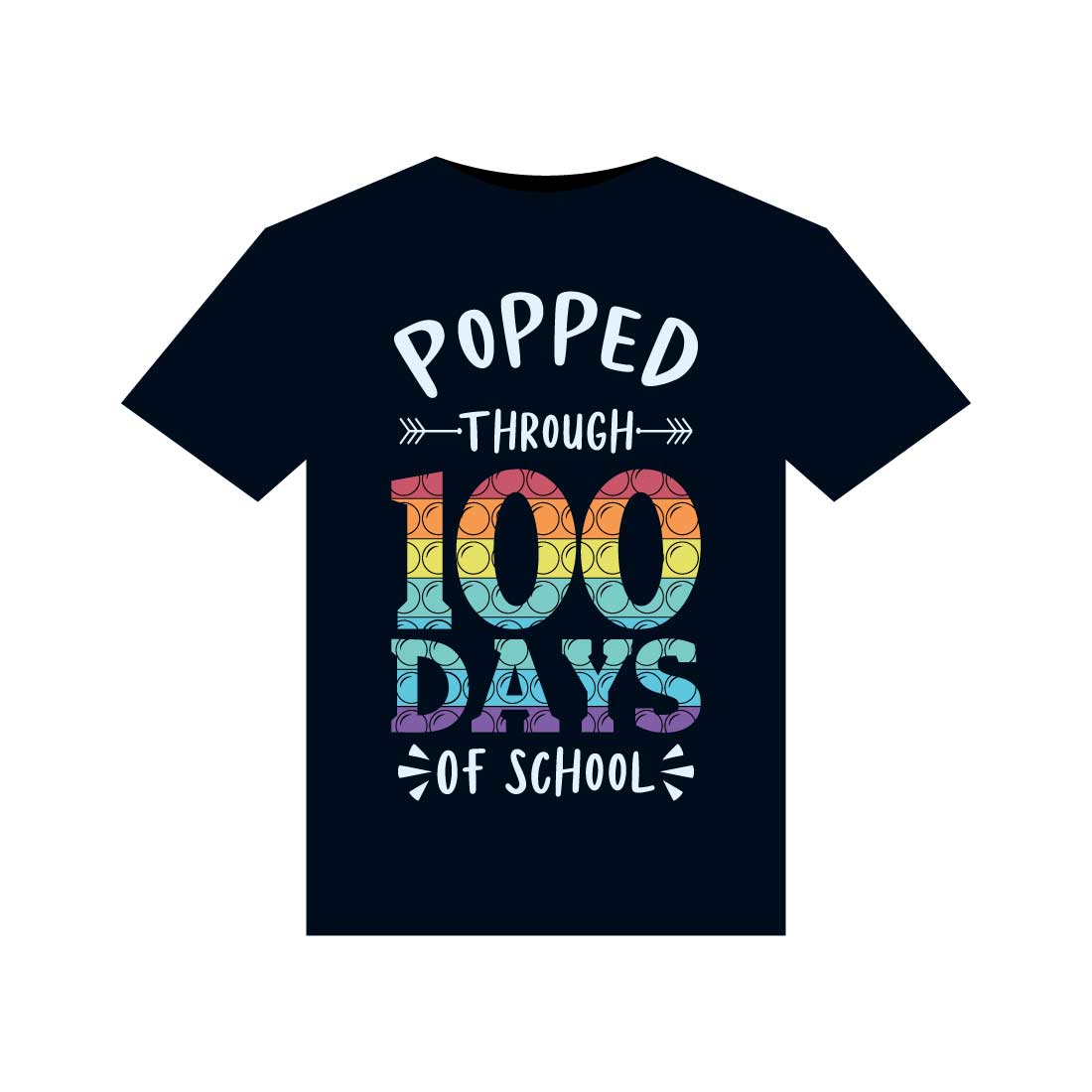 Do you need a 100 days of school T-Shirts design for your website or ‍any store? You are in right place ⦁ 100% vector ⦁ 100% resizable ⦁ 100% printable ⦁ 100% Color Changeable ⦁ Source File (AI and EPS) FILE INCLUDED : 1 JPEG 2 1 Editable EPS file preview image.