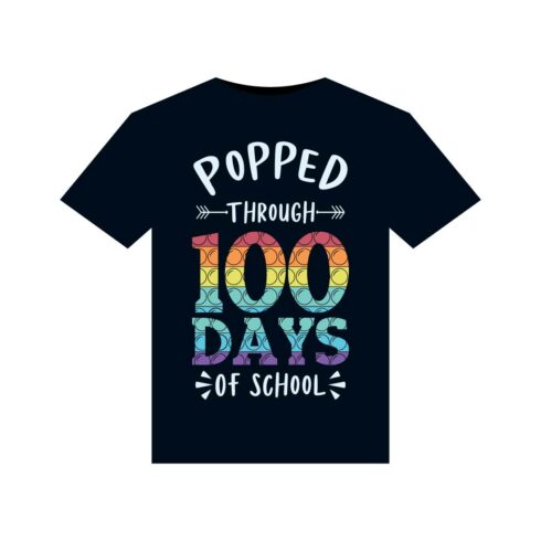 100 Days Of School T-Shirts Design cover image.