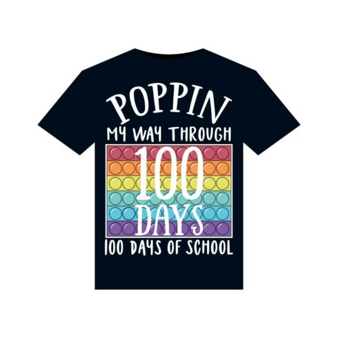 100 Days Of School T-Shirts Design cover image.