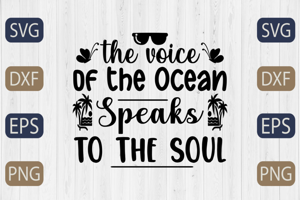 The Voice of the Ocean Speaks to the Soul - MasterBundles