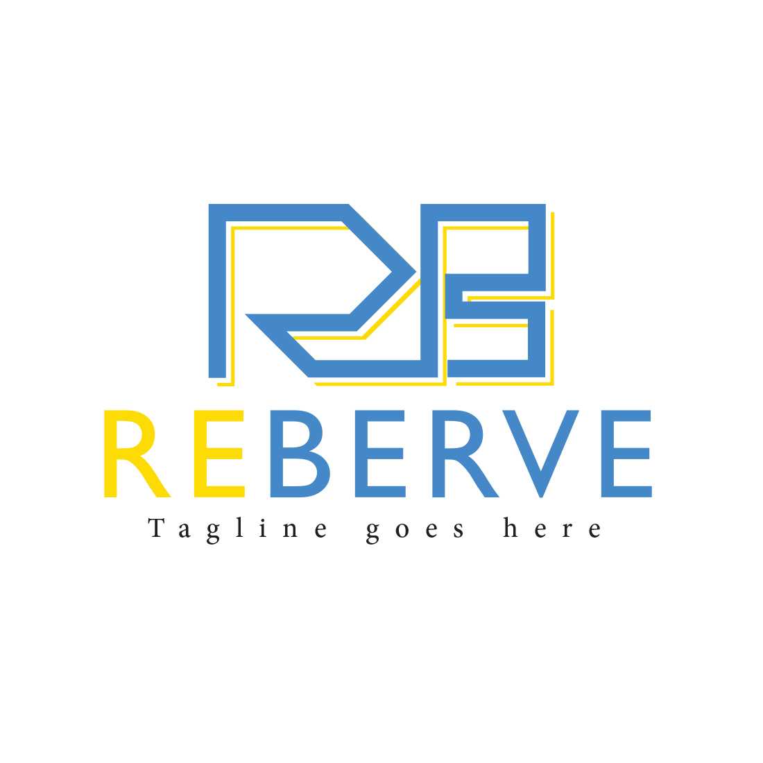 Wordmark ( RB ) logo design preview image.