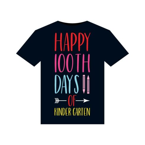 100 Days Of School T-Shirts Design cover image.