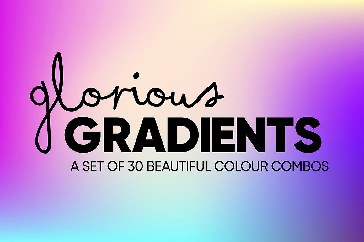 Glorious Gradients cover image.
