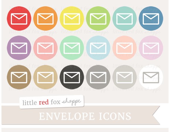 Envelope Icon Clipart cover image.