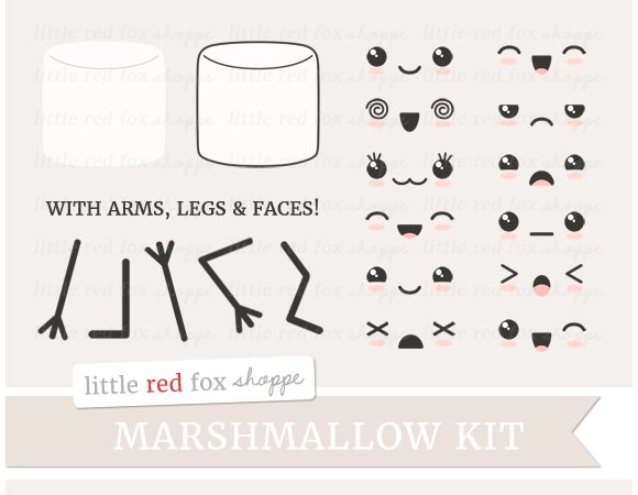 Marshmallow Kit Clipart cover image.