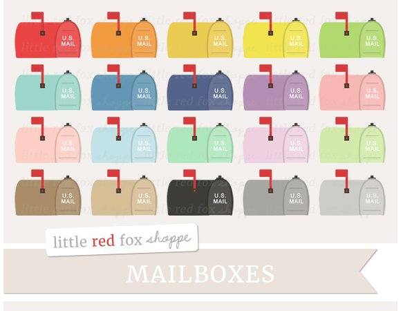 Mailbox Clipart cover image.