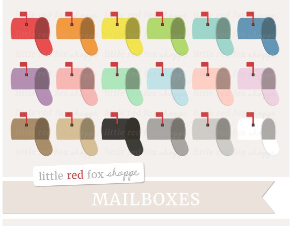 Mailbox Clipart cover image.
