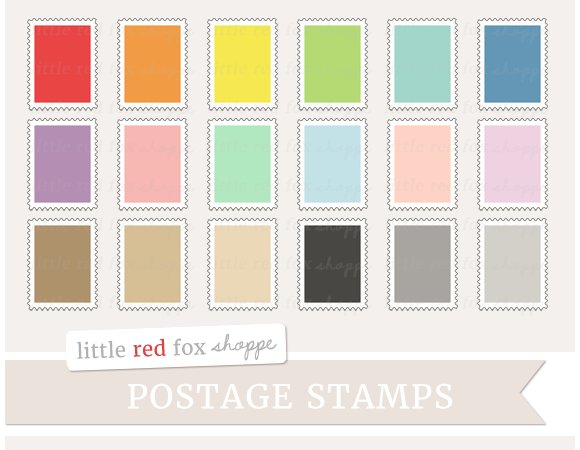 Postage Stamp Clipart cover image.