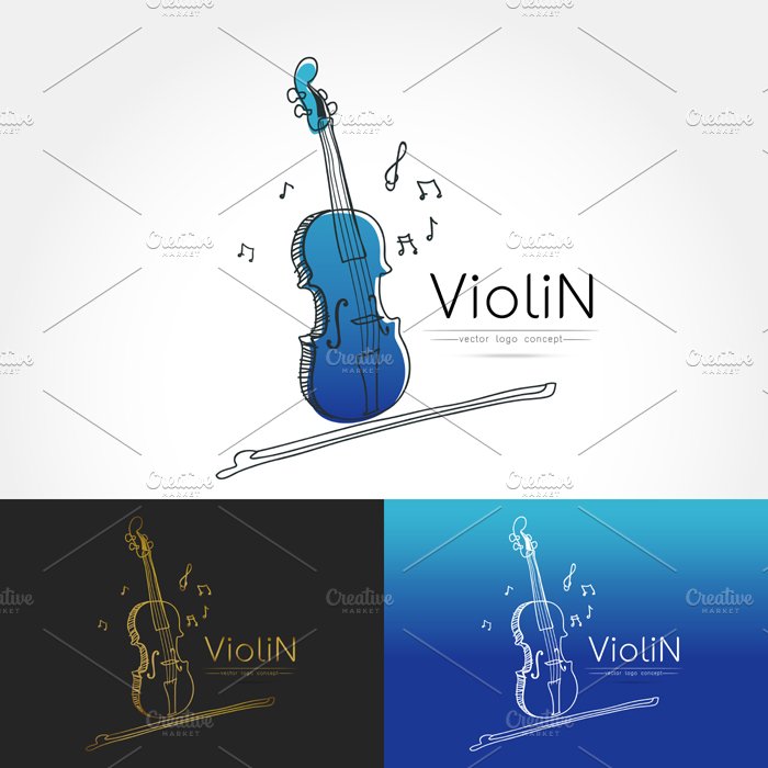 The stylized image of Violin cover image.