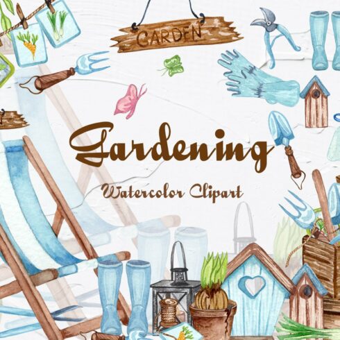 Gardening Watercolor Set cover image.