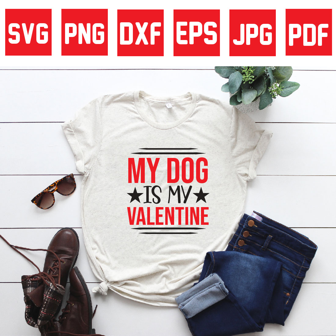 my dog is my valentine preview image.