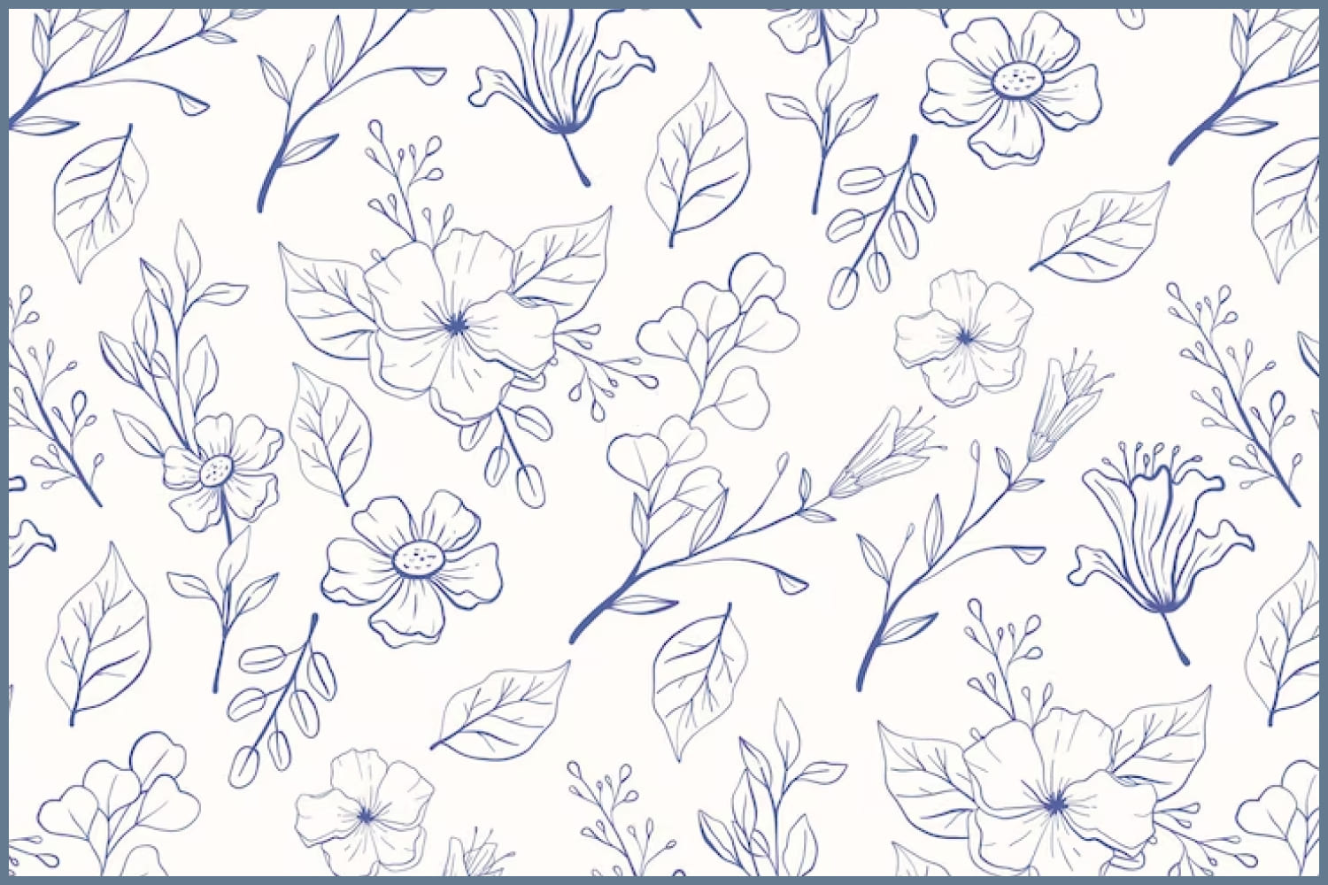 Colorful Vibrant Ditsy Floral  Free Vector Arts & Images - WowPatterns