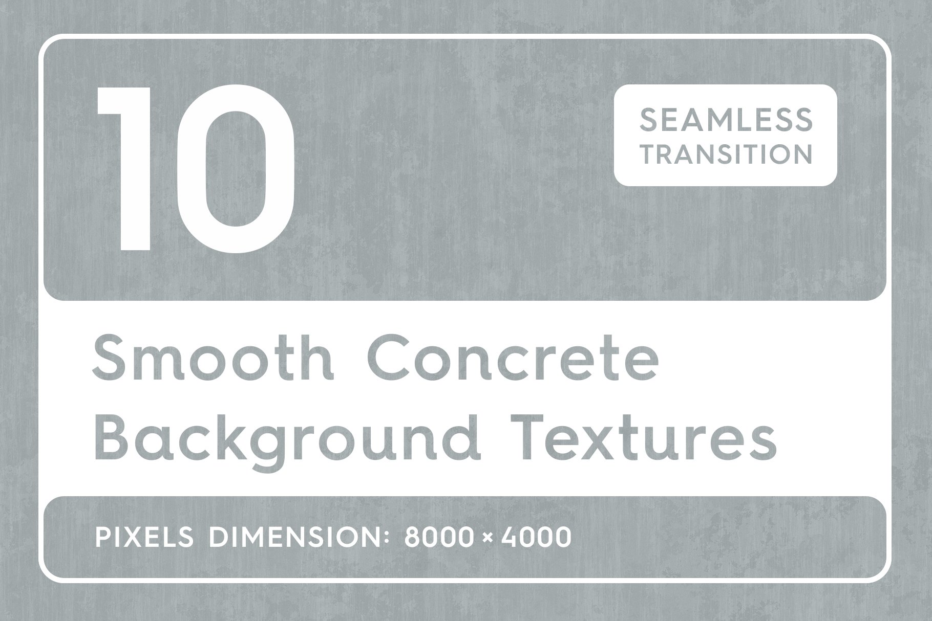 Smooth Concrete Background Textures cover image.