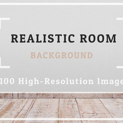 100 Realistic Room Background cover image.
